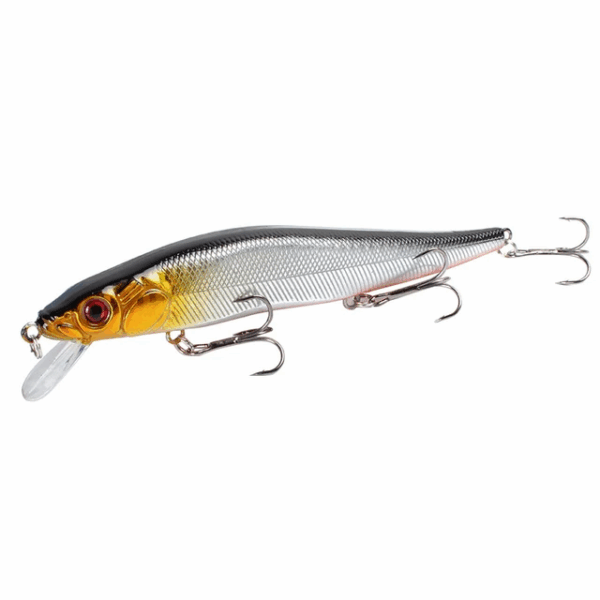 Crankbait Marsh Wraith Model 21 fishing lure with muted green and brown tones and ghostly pattern for swampy waters