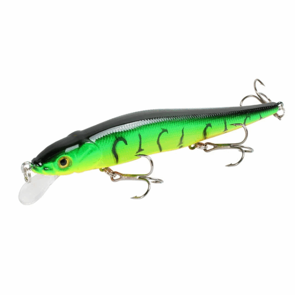 Crankbait Depth Rattler Model №3 with deep-diving lip, bold color pattern, and internal rattles for attracting big predator fish.